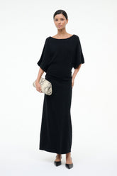 AMELIE SWEATER DRESS | BLACK