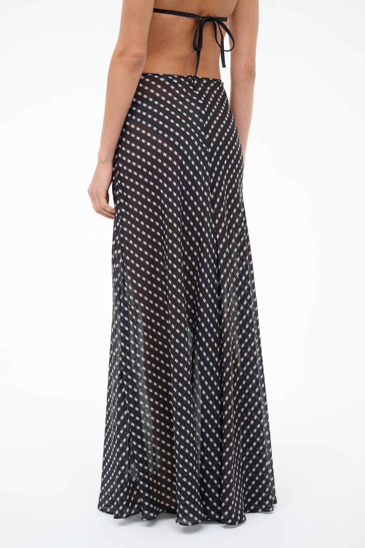 VELMA SKIRT | BLACK GEO