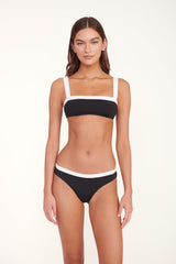 LIV BIKINI TOP | BLACK WHITE