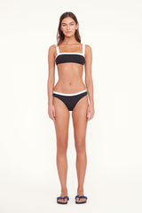 LIV BIKINI TOP | BLACK WHITE